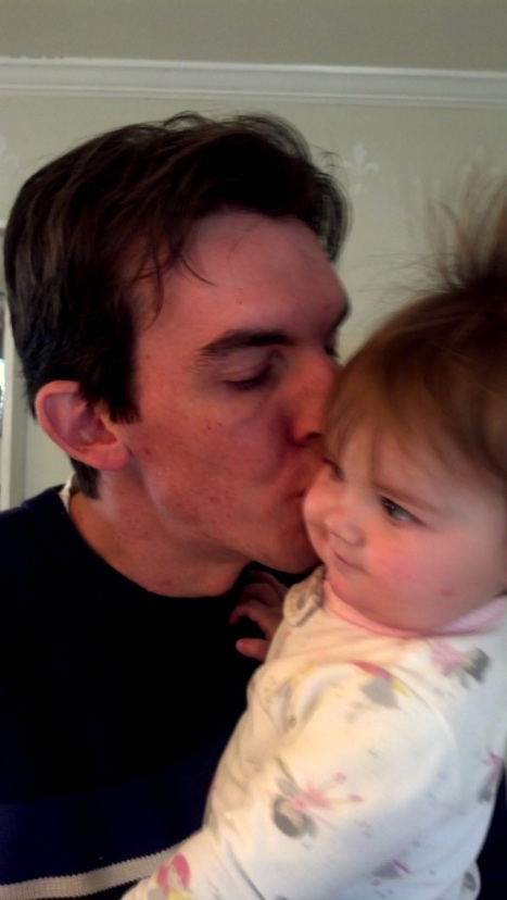 Paul, loving on his cute daughter.